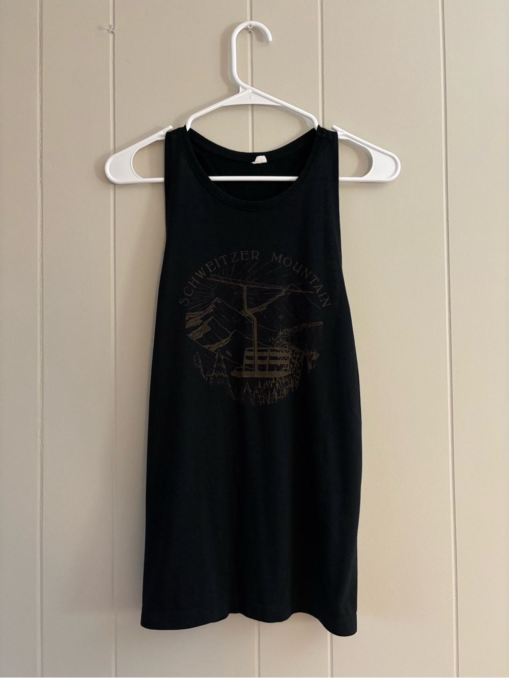 Schweitzer Mountain graphic tank top